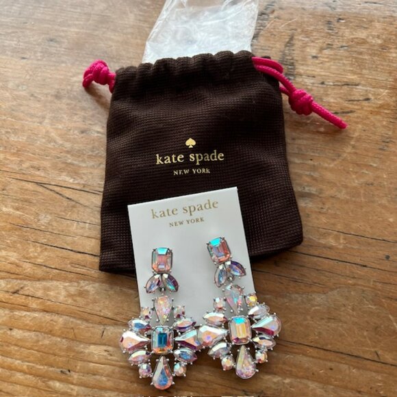Kate Spade Capital Glow Iridescent Earrings - NWT!! - Picture 1 of 3